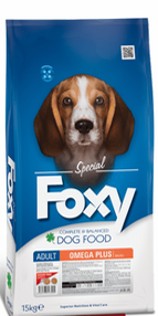 FOXY ADULT DOG OMEGA PLUS 15 KG